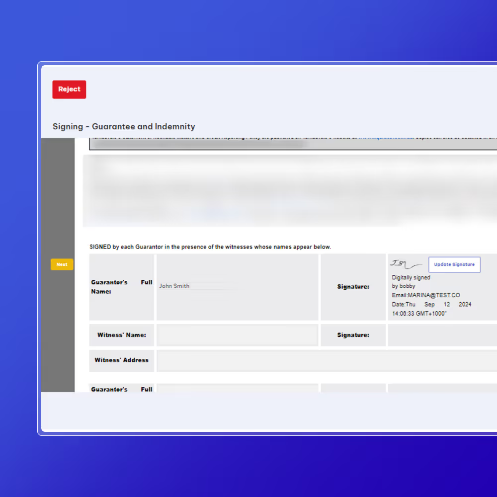screenshot of Access Approve